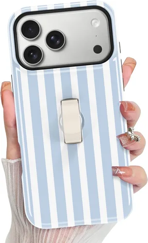 Vista 29 de KANGHAR Compatible con iPhone 17 Pro Case Spot Pattern - Negro Mancha rosada negra