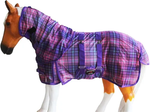 Vista 7 de CHALLENGER 36" Miniatura Destete Burro Pony Caballo Potro Verano Flysheet Marrón Floral 51831