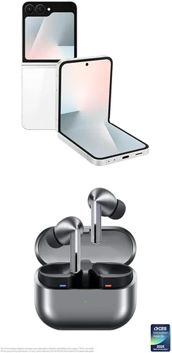 Vista 9 de Samsung Galaxy Z Flip7 FE Teléfono Celular, Smartphone con IA de 128GB, Android Desbloqueado, Batería de Larga Duración, 2025, Garantía del Negro