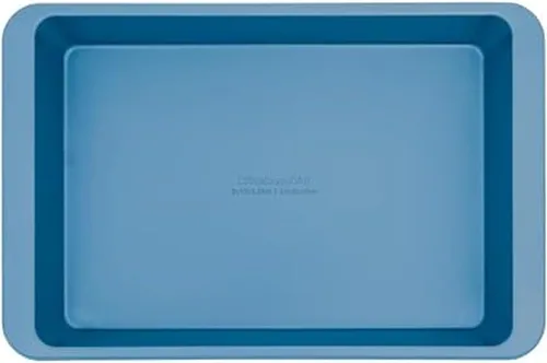 Vista 14 de KitchenAid Molde antiadherente de acero aluminizado de ingeniería suiza, apto para lavavajillas, agave, 9 x 13 pulgadas