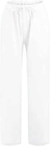 Vista 5 de Linen Pants for Women Casual High Waisted Wide Leg Pants Drawstring Loose Trousers with Pockets Summer Palazzo Pants