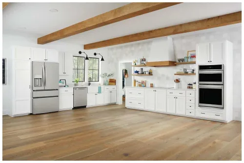 Vista 5 de Gallery - Combinación de horno de pared eléctrico integrado y microondas de 27 pulgadas con convección total en acero inoxidable a prueba de manchas