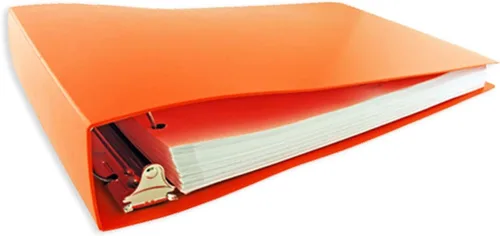 Vista 3 de Carpeta de polietileno de 11 x 17 pulgadas, anillo en ángulo D de 2 pulgadas, negro (517610)