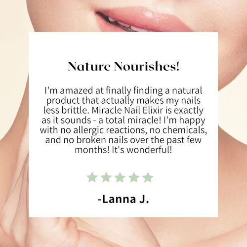 Vista 4 de Miracle Elixir - Aceite de reparación de uñas 99% natural para uñas dañadas y débiles, vegano, crecimiento y fortalecedor