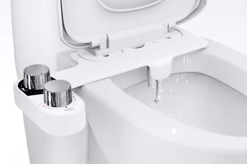 Vista 3 de Bidet Attachment for Toilet Hot and Cold Water, Ultra-Slim Bidet Attachment, Non-Electric Adjustable Pressure Self Cleaning Sprayer Nozzle Control