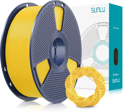 Vista 39 de SUNLU - Filamento PLA Plus 1.75mm Negro 1KG, Filamento para impresora 3D enrollado cuidadosamente 1.75mm, PLA+ 1000g, precisión dimensional de +