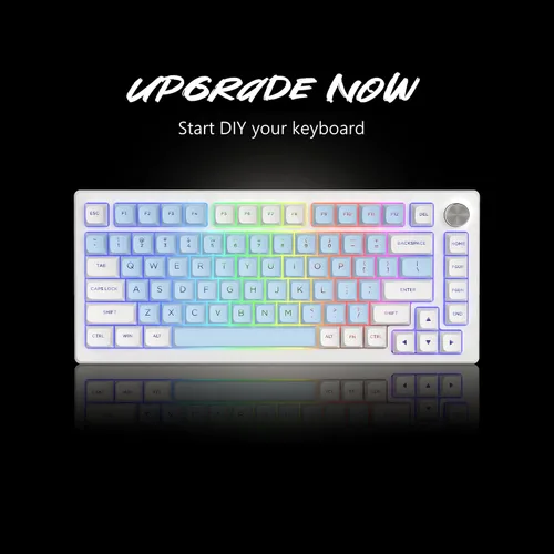 Vista 6 de XVX Teclas 60% Teclas PBT personalizadas, juego de teclas de doble disparo de 110 teclas, con extractor de llaves para GK61SK 61Ducky One 2 Mini