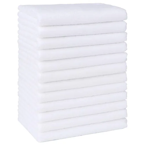 Vista 14 de HOMEXCEL Paquete de 12 paños para bebé, toalla de baño de microfibra de forro polar coral para bebé, 7 x 9 pulgadas, extra absorbente y suave, paño