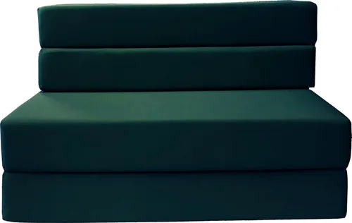 Vista 7 de D&D Futon Furniture Colchón plegable de espuma, sofá cama, camas de invitados (tamaño Queen, gris)