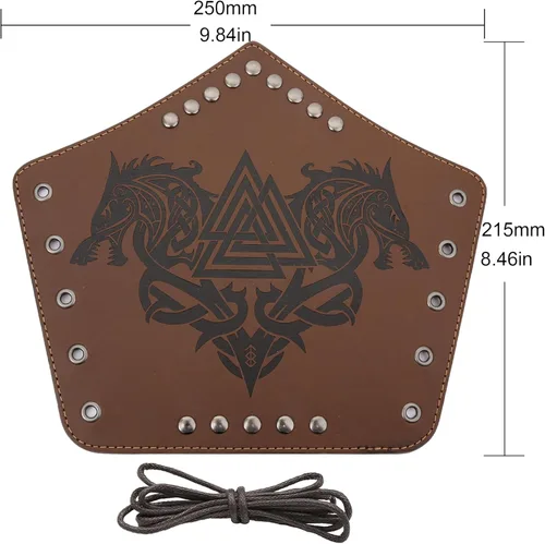 Vista 6 de Brazalete de cuero para hombre, mujer, 2