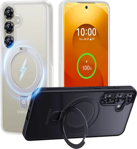 Vista 13 de CASEKOO Funda magnética patentada para Samsung Galaxy S25 Plus [protección militar contra caídas de 16 pies] [compatible con MagSafe] Funda delgada