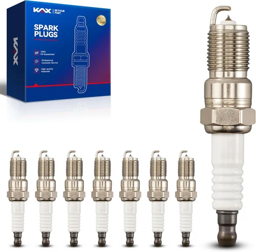 KAX Paquete de 8 bujías Platinum compatibles con Silverado 1500, Tahoe, Sierra 1500, Silverado 2500 HD, Suburban 1500, Express 2500, Escape, Express