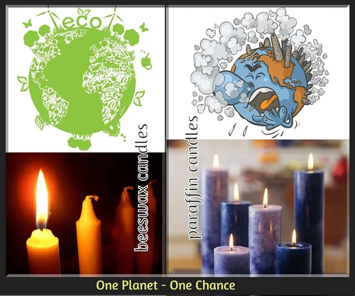 Vista 6 de Velas cónicas coloniales 100% de cera de abejas orgánicas hechas a mano, 8 pulgadas de alto, 7/8 pulgadas de diámetro; (2)