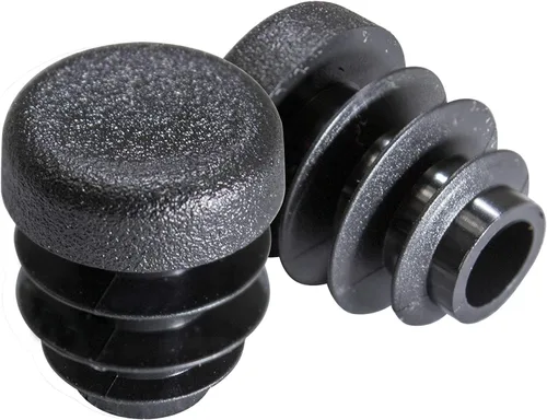 Vista 20 de Prescott Plastics Tapones redondos de plástico de 1 pulgada (1.000 in), insertos, tapas de extremo negras para tubos de metal, tapones de hardware