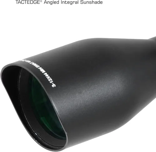 Vista 9 de UTG 3-12 x 44 de 30 mm, de obturador compacto, AO, Mil-Dot, de 36 colores, con anillos