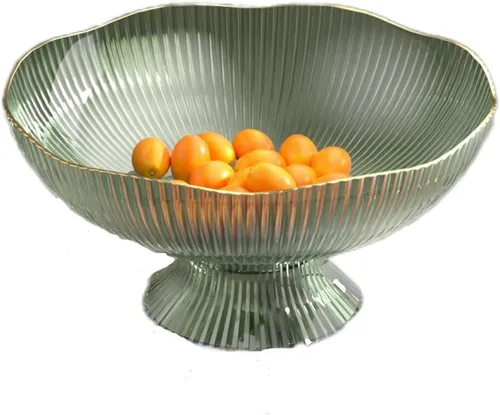 Vista 4 de Bandeja de fruta de drenaje para el hogar, mesa de centro de sala de estar, bandeja de frutas, bandeja de colocación de dulces y aperitivos, cesta