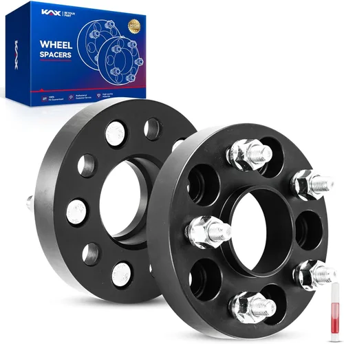 Vista 117 de KAX - Espaciadores de rueda de 0.197 x 4.252 in, espaciador centrado en cubo de 5 lengüetas para Ford Escape Negro
