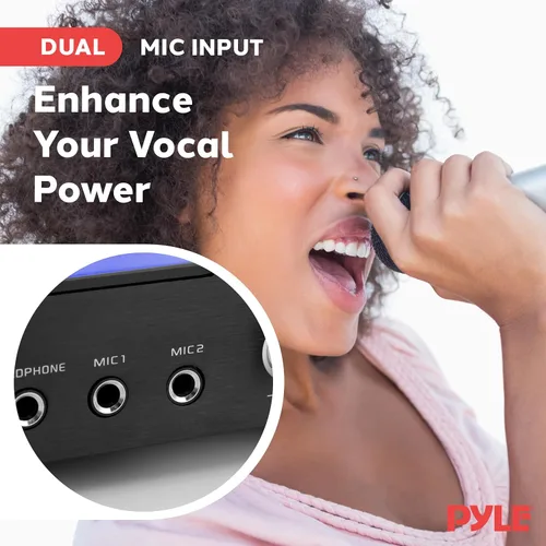 Vista 4 de PYLE Receptor de preamplificador Bluetooth multicanal 2000 vatios audio para el hogar altavoz estéreo receptor estéreo con radio, USB, auriculares