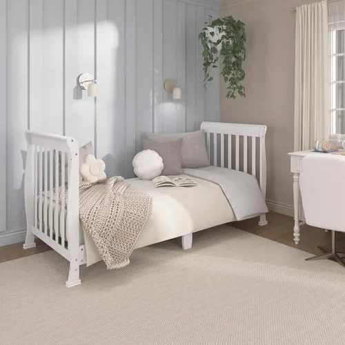 Vista 9 de Cuna convertible en cama Dream On Me Violet, 7 en 1, Cuna, Blanco