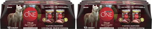 Vista 13 de Purina ONE Alimento húmedo para perros con alto contenido de proteínas True Instinct Cortes tiernos en salsa de comida para perros con carne de res