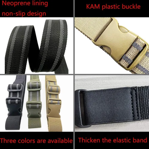 Vista 3 de Leg Holster Strap, Tactical Leg Strap Thigh Belt Military Outdoors EDC Leg Hanger Band for Drop Leg Holsters Hunting Cosplay