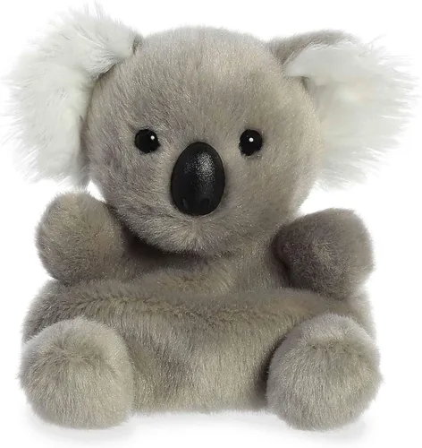 Aurora Adorable Palm Pals Wiggles Koala Animal de peluche Juego de bolsillo Diversión coleccionable Gris 5 pulgadas