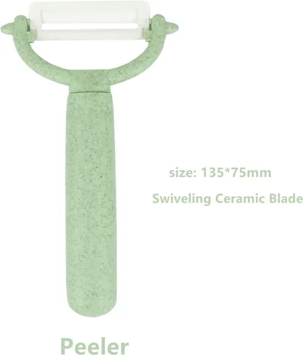 Vista 5 de CARTINTS Tabla de cortar de plástico 5 en 1 para cocina, juego de tablas de cortar con abridor de botellas, pelador, cuchillo de cocina, bandeja