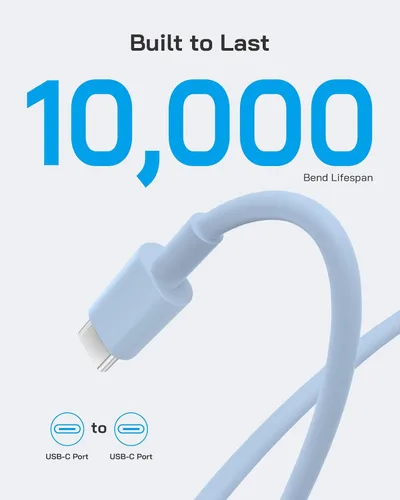 Vista 6 de Paquete de 3 bloques de carga rápida AISNI compatibles con iPhone 17, 16, 15, cargador USB C de carga rápida, cable de carga larga tipo C de 6 pies