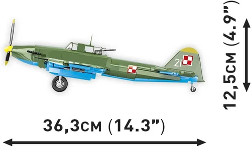 Vista 5 de COBI Colección Histórica Museo del Ejército Polaco IL-2M3 Aircraft