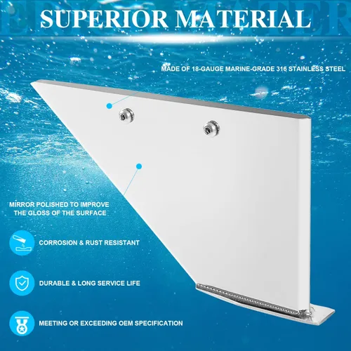 Vista 3 de 27021 Skeg Guard Fix Damaged Skeg Fit for Mercury Mercruiser Alpha I 1985-1990