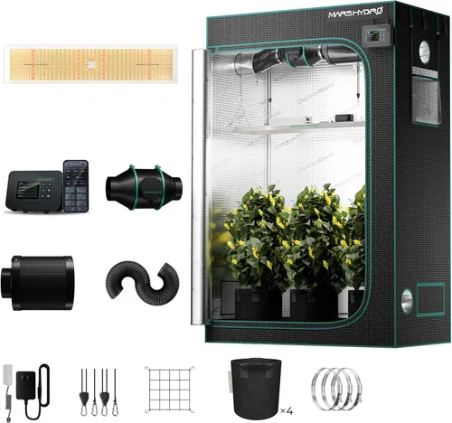 Vista 11 de MARS HYDRO Kit de tienda de cultivo inteligente 3x3 con TS1000