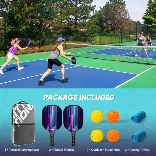 Vista 7 de HITTIONAPickleball Paddles Set of 2-1
