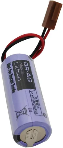 Vista 4 de YICUAA Reemplazo para PANASONIC BR-AG Batería de litio 3V 1800mAh con enchufe