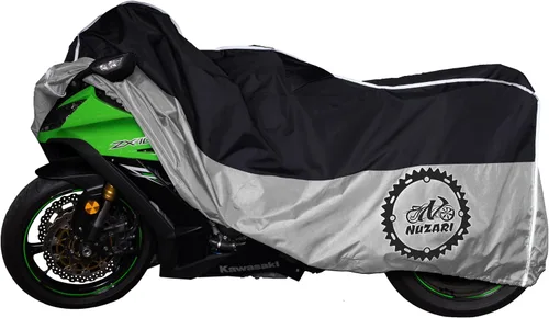 Vista 22 de Nuzari Funda Resistente Pequeña de 250cc para Motocicleta - Fundas Impermeables para Motocicletas para Almacenamiento al Aire Libre - Funda