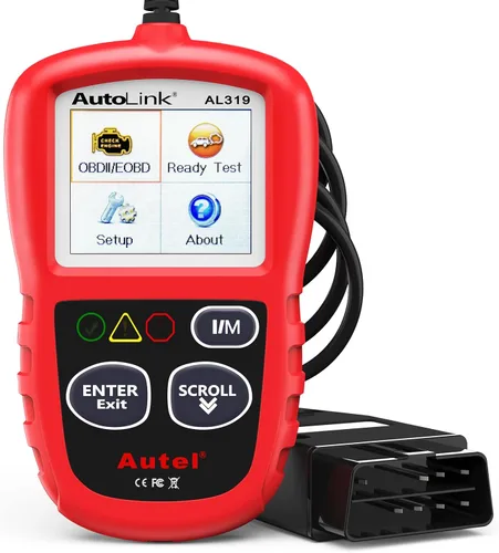 Escáner de código Autel Autolink, Rojo y Negro