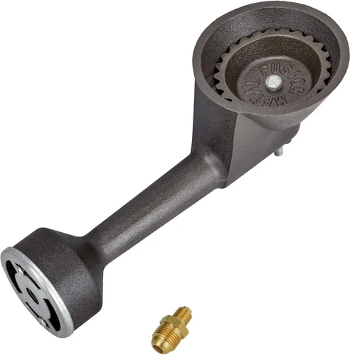 Vista 6 de onlyfire Quemador redondo de reemplazo de hierro fundido de propano de alta presión con orificio de latón