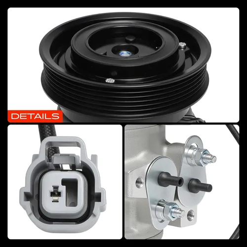 Vista 9 de A-Premium Compresor A/C con embrague compatible con Honda Accord 3.0L 2001-2002, Acura TL 3.2L1999-2003, CL 3.2L 2001-2003