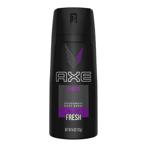 AXE Spray corporal para hombres, Excite, 4 onzas (paquete de 3)