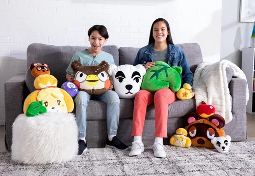 Vista 2 de Club Mocchi Mocchi - Peluche de Animal Crossing - Peluche Blathers - Peluches coleccionables esponjosos, 15 pulgadas