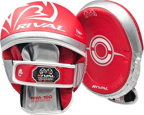 Vista 8 de RIVAL Boxing RPM100 - Guantes profesionales de perforación, diseño ergonómico precurvado, correa de muñeca de gancho y bucle en ángulo y forro