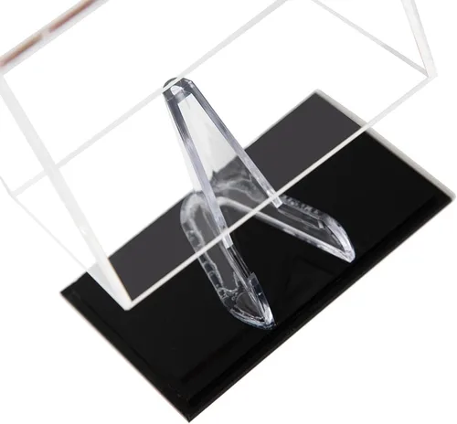 Vista 3 de Soporte de exhibición con hebilla de cinturón, caja de acrílico transparente, estante protegido, estante de almacenamiento, colecciones de cubiertas