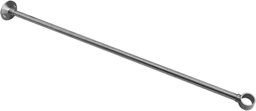 Vista 11 de Naiture - Soporte de techo para barra de ducha de acero inoxidable de 12 pulgadas, varilla de diámetro exterior de 5/8 pulgadas con bucle de 1 Negro