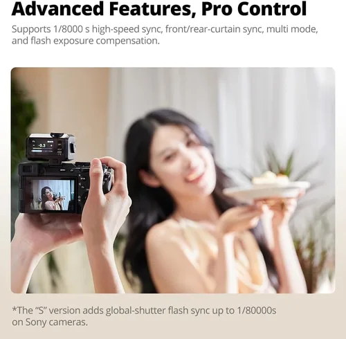 Vista 6 de Godox iT30 Pro C iT30Pro C iT30ProC iT30Pro-C Mini Flash para cámara Canon, exposición automática TTL, HSS 1/8000 segundos, 2.4G Wireless Xsystem