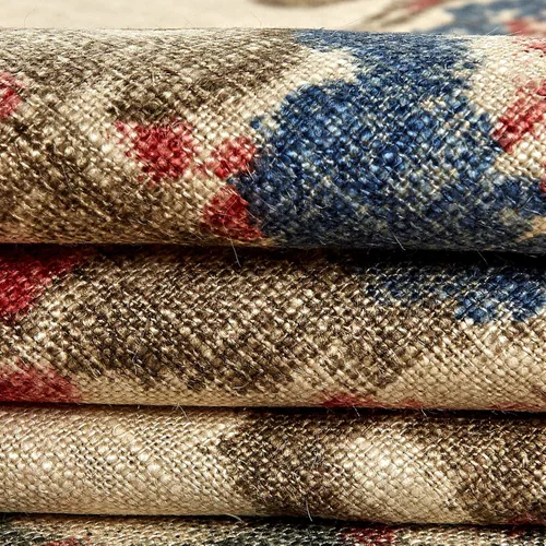 Vista 3 de P Kaufmann Renato Floral tela de lino de pato por el patio