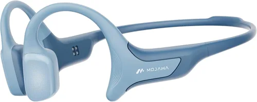 Vista 10 de mojawa HaptiFit Terra Advanced Smart Sports Wearable, auriculares de conducción ósea Bluetooth de oreja abierta con micrófono y MP3 de 32 GB