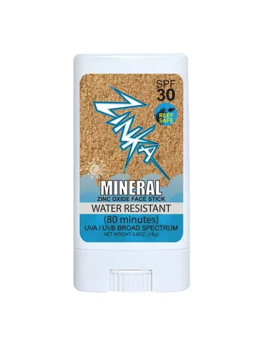 Vista 2 de Zinka Protector solar SPF 30 Todo Natural Vegano Mineral Blue Color Face Stick