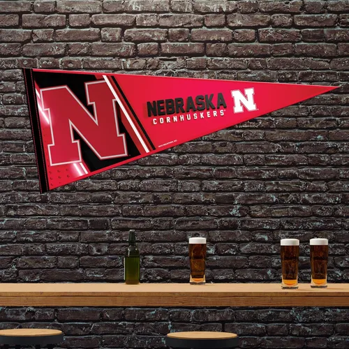 Vista 3 de Rico Industries NCAA Primary - Banderín de fieltro para decoración de pared, de 12 x 30 pulgadas, ideal para el hogar, dormitorio, decoración