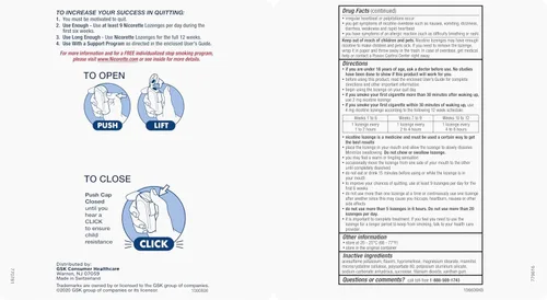 Vista 13 de Nicorette Pastillas de nicotina recubiertas de 4 mg para ayudar a dejar de fumar, ayuda para dejar de fumar con sabor a menta helada, 20 unidades x 4