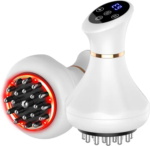 Vista 8 de Masajeador de drenaje linfático, herramienta de masaje anticelulitis para estrías de muslos y vientres y reducción de celulitis, herramientas