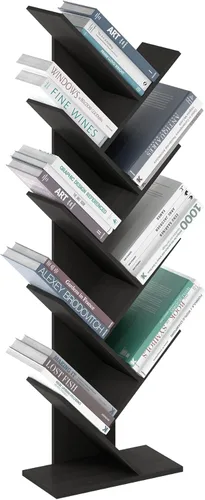 Vista 95 de Furinno - Estantería de 5 cubos serie Luder para libros y almacenamiento, color blanco y verde